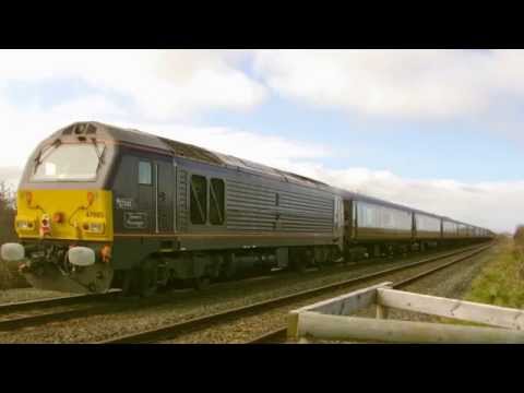 Prestatyn 4.4.2015 - 67026 & 67005 on first West Coast Railway Tour since suspension