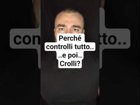 Controlli tutto e poi?.. Crollo totale.