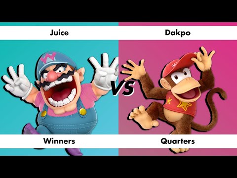 Knockdown! #37 l Juice (Wario) Vs Dakpo (Diddy Kong)