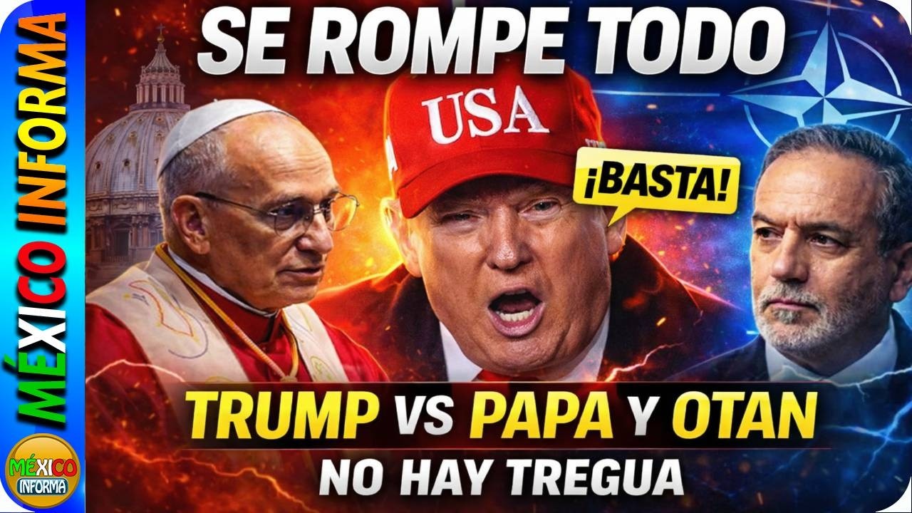 TRÜMP 3NL0QUECE Y SE LANZA CONTRA EL PAPA LEÓN. ESTO DIJO EN CONTRA DE ÉL Y DE LA OTAN.