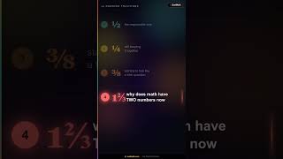 Ranking fractions by chaos level 🍕 #shorts