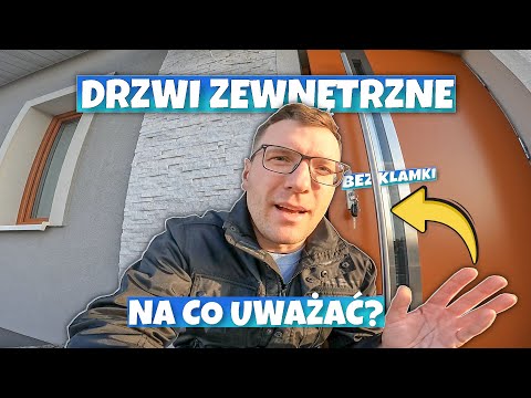 DRZWI ZEWNĘTRZNE BEZ KLAMKI? JAKIE DRZWI WYBRAĆ, NA CO UWAŻAĆ? BRAMA GARAŻOWA!