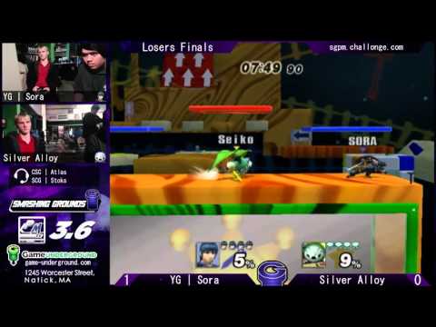 SG at GU 10.3 LF: Silver Alloy (Sheik, Metaknight, Marth) vs. YG l Sora (Marth)
