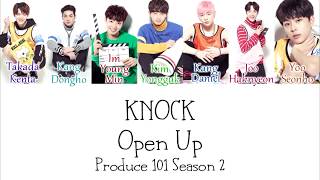 Download lagu [Produce 101 Season 2] Knock - Open Up (열어줘) LYRICS (Color Coded) [HAN/ROM/ENG] mp3