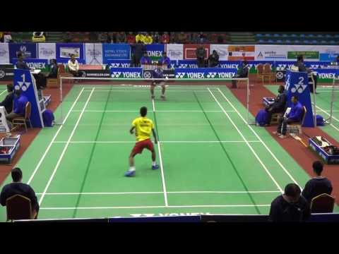 Ratnajit Tamang vs Siddharth Thakur || Nepal International Seres Badminton Turnament In Nepal