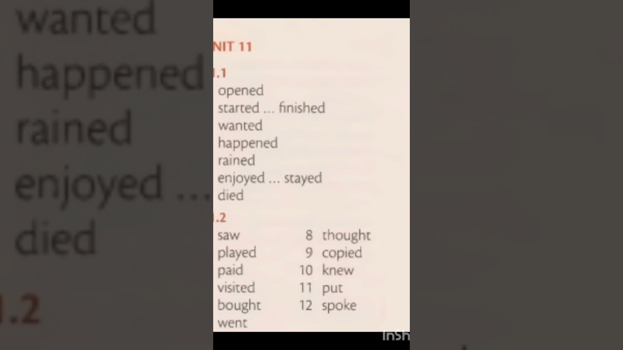 Unit 11 ~Answer Keys #english #unit11 #learnenglish #vocabulary