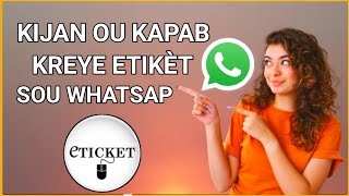 🟢 Men kijan w kreye yon nouvo etikèt sou Whatsapp