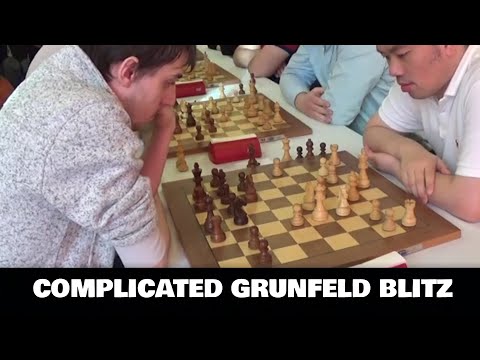 Complicated Grunfeld | Zhou Jianchao Sychev Klementy | Aeroflot blitz