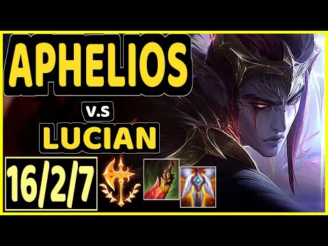 KEITH (APHELIOS) vs LUCIAN - 16/2/7 KDA BOTTOM ADC CHALLENGER GAMEPLAY - NA