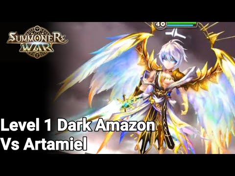 @GenesisPrime Lvl 1 Dark Amazon vs Artamiel - New Opening Test Vid