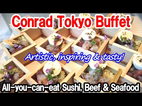 Michelin-Level Buffet? Conrad Tokyo’s Sushi, Beef & Oysters Experience!
