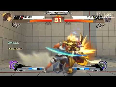 MCZ Mago (Yang) vs G Y R O (Oni) -  #SouthEastAsiaMAjor 2015 #USF4