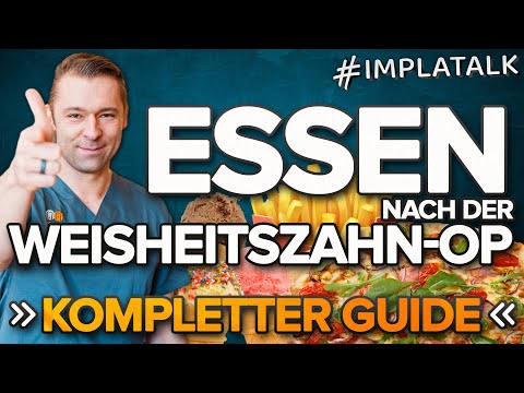WEISHEITSZAHN-OP : Was kann darf ich wann wieder ESSEN? KOMPLETTER GUIDE inkl. Rezeptideen