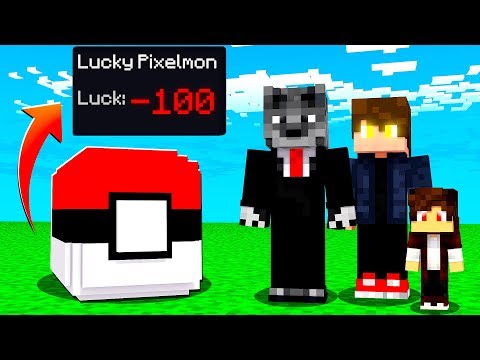TROLLEI MEUS AMIGOS SÓ COM LUCKY PIXELMON 100% NEGATIVA - MINECRAFT PIXELMON MOD