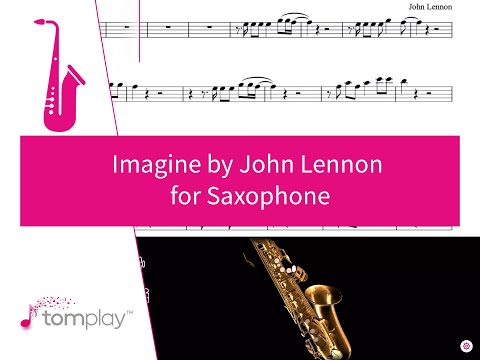 Imagine by John Lennon for Saxophone