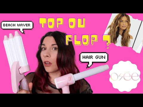 Je teste OSEE BEAUTE de CAROLINE RECEVEUR - HAIR GUN & WAVER : TOP ou FLOP ? | Cécile & Léa