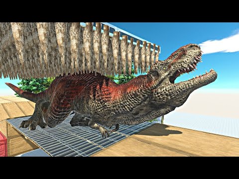 MOVING ROTATING BONE WALL - Animal Revolt Battle Simulator #arbs