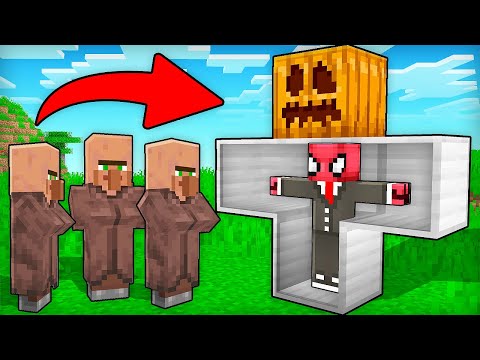 DEMİR GOLEM'E DÖNÜŞÜP GİZLİCE KÖYE SIZDIM - Minecraft