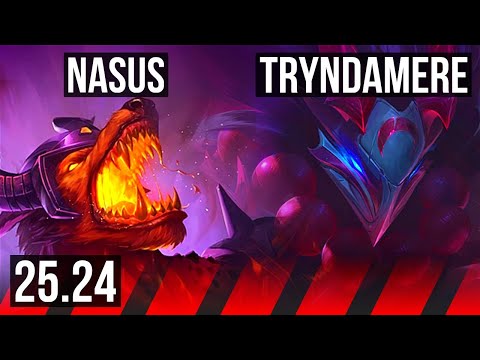 NASUS vs TRYNDAMERE (TOP) | 41K damage, Good KDA: 7/2/17 | EUW Master | 25.24