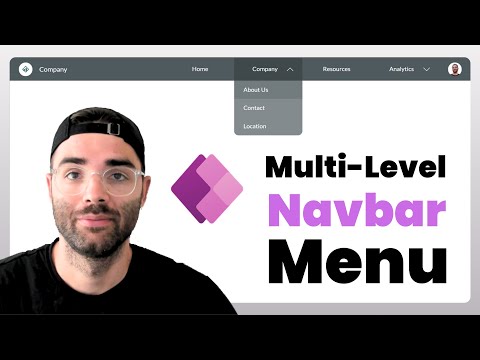 Multi-Level Navbar Menu in Power Apps