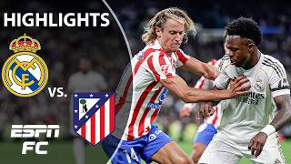 MADRID DERBY 🍿 Real Madrid vs. Atletico Madrid | LALIGA Highlights | ESPN FC