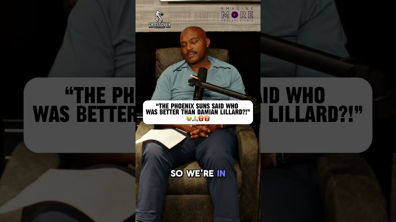 The suns thought who was better?!? 😳 #CrossoverPodcast #DamianLillard #PhoenixSuns #NBA #basketball
