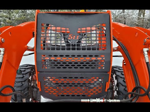 Kubota L2501 New and improved grill guard installation