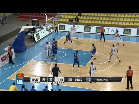 ABA Liga 2016/17 highlights, Round 9: Karpoš Sokoli - Budućnost VOLI (12.11.2016)