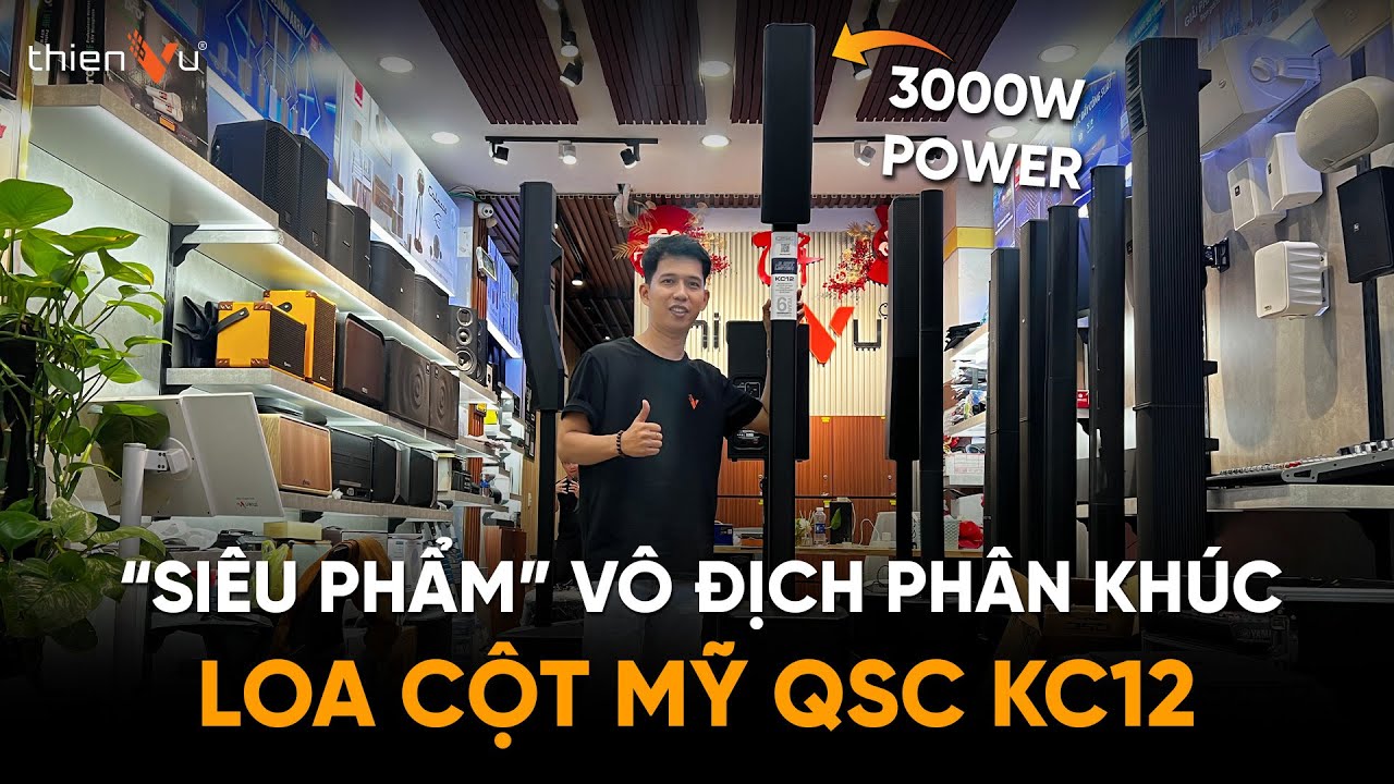 Loa Column Array QSC KC12 Chính Hãng - Video