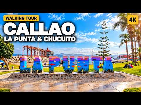 Callao, Peru 🇵🇪 | La Punta & Chucuito | 4K 60FPS POV Walking Tour #callao #walkingtour