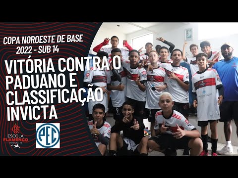 COPA NOROESTE 2022 - SUB 14: ESCOLA FLAMENGO ITAPERUNA VS PADUANO ESPORTE CLUBE