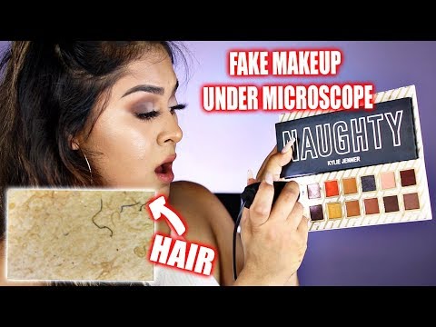 How Does FAKE MAKEUP Look Under a Microscope! OMG