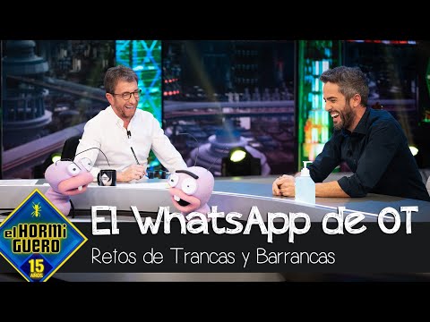 Roberto Leal bromea con los grupos de WhatsApp con los concursantes de 'OT' - El Hormiguero