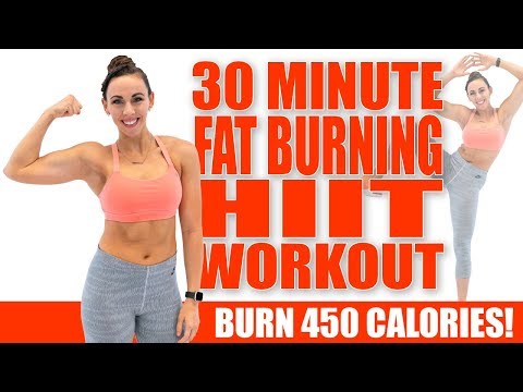 30 Minute FAT-BURNING HIIT WORKOUT! 🔥Burn 450 Calories 🔥Sydney Cummings