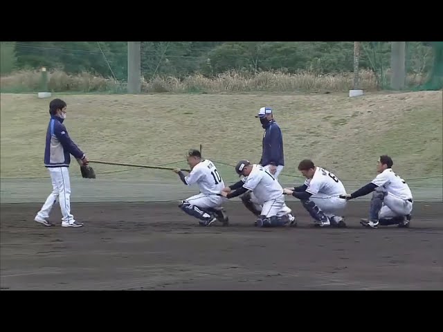 【ライオンズ春季キャンプ】ライオンズ・捕手陣 今日もハードなトレーニング!! 2021/2/11