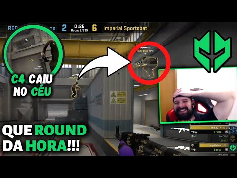 Gaules e MCH gostaram da team play da Imperial para ganhar um round perdido