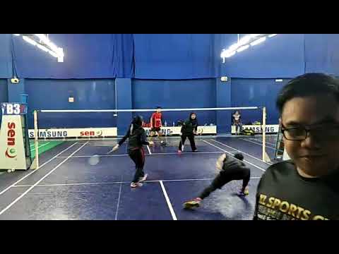 Badminton MuhibbahTeam Mixed Double Sparring 2 -  Fairuz / Lutfi Vs Farahlia / Sufy