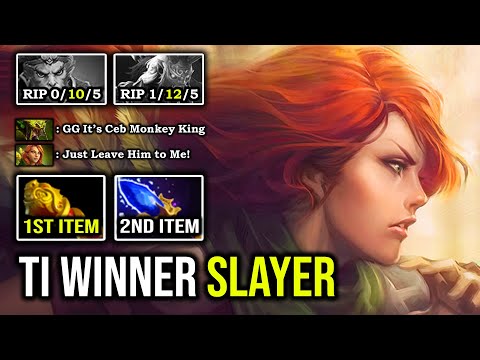 TI WINNER SLAYER!!! First Item MKB Windranger 1 Ultimate = 1 Deleted & Amazing Shackle DotA 2