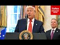 President Trump Calls For Peace Deal With Iran While Stating They Cannot Have A Nuclear Weapon