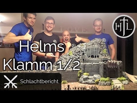 MEGA Battlereport - D2T #17.1 - Helms Klamm 1/2 (Mittelerde Tabletop / Hobbit / Herr der Ringe)