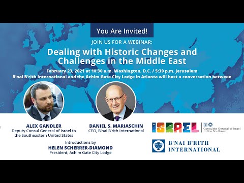 Dealing with Historic Changes and Challenges in the Middle East