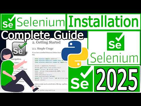 Python Selenium Webdriver Install