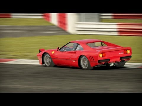 NFS Shift 2 Unleashed [HD] - Ferrari 288 GTO on Silverstone Bridge Grand Prix