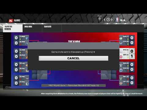 NBA 2k23 Pistons vs 76ers Round 1 LIVE