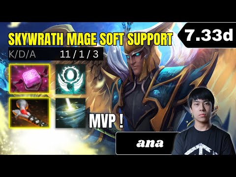 PATCH 7.33d - ana Skywrath Mage Soft Support Gameplay - Dota 2 Full Match Gameplay