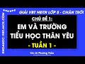 Vở bài tập Hoạt động trải nghiệm Lớp 5 Tuần 1 - Trang 5