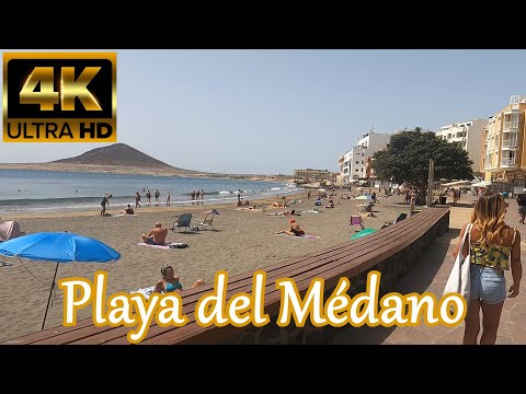 TENERIFE | Playa del Médano 🌞 [Promenade] Sunny Day 2021 | Walking Tour [4K]