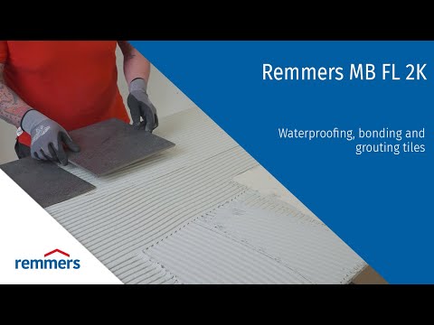 Remmers MB FL 2K - Waterproofing, bonding and grouting tiles