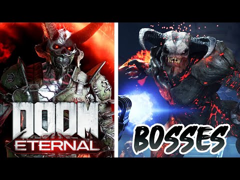 Doom Eternal - All Bosses + Ending