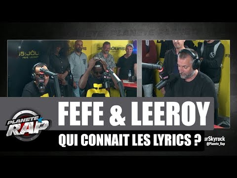 Féfé, Leeroy - Qui connaît les lyrics de l'autre ? #PlanèteRap